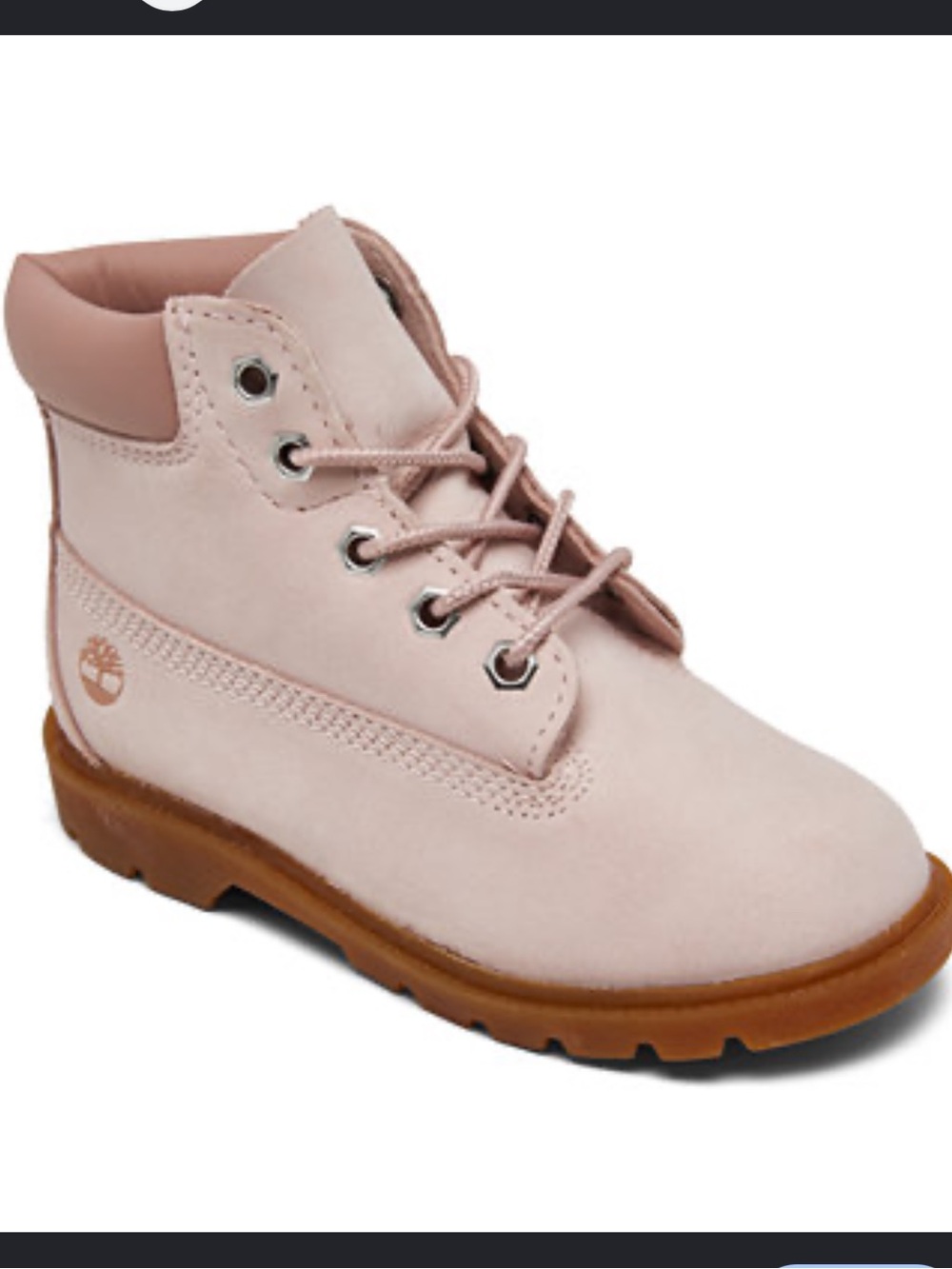 Girls Powder Pink Classic Timberland Boots